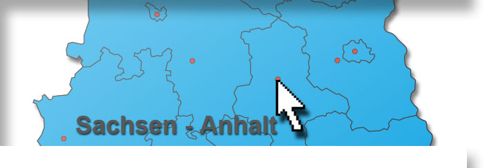 Kartenausschnitt von Sachsen - Anhalt