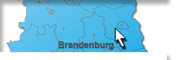 Kartenausschnitt von Brandenburg