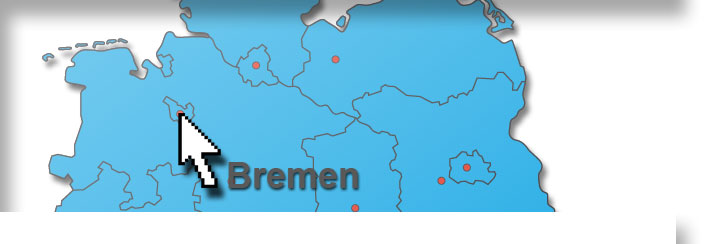 Kartenausschnitt von Bremen