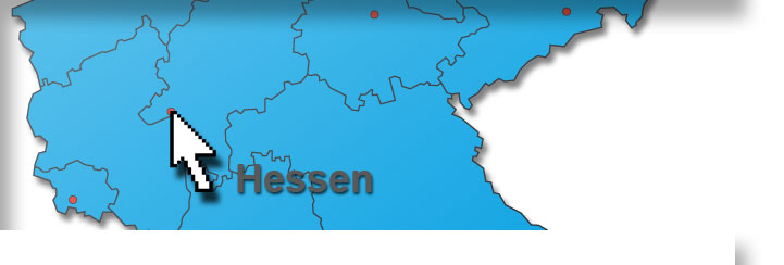 Kartenausschnitt von Hessen