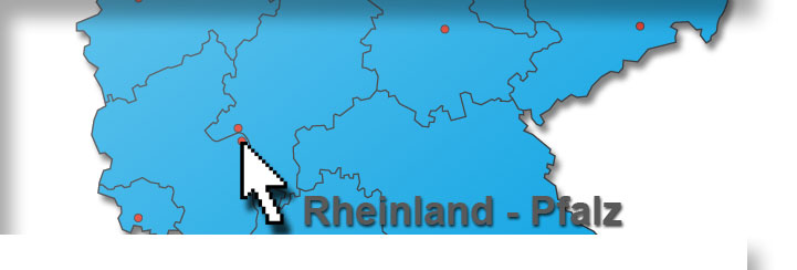 Kartenausschnitt von Rheinland - Pfalz