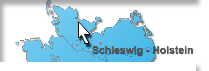 Kartenausschnitt von Schleswig - Holstein